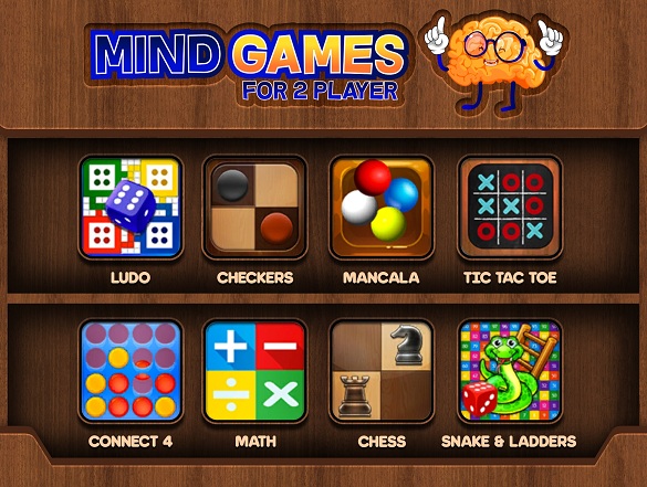 Download Mind Games for 2 Player für Android 4.1 kostenlos.